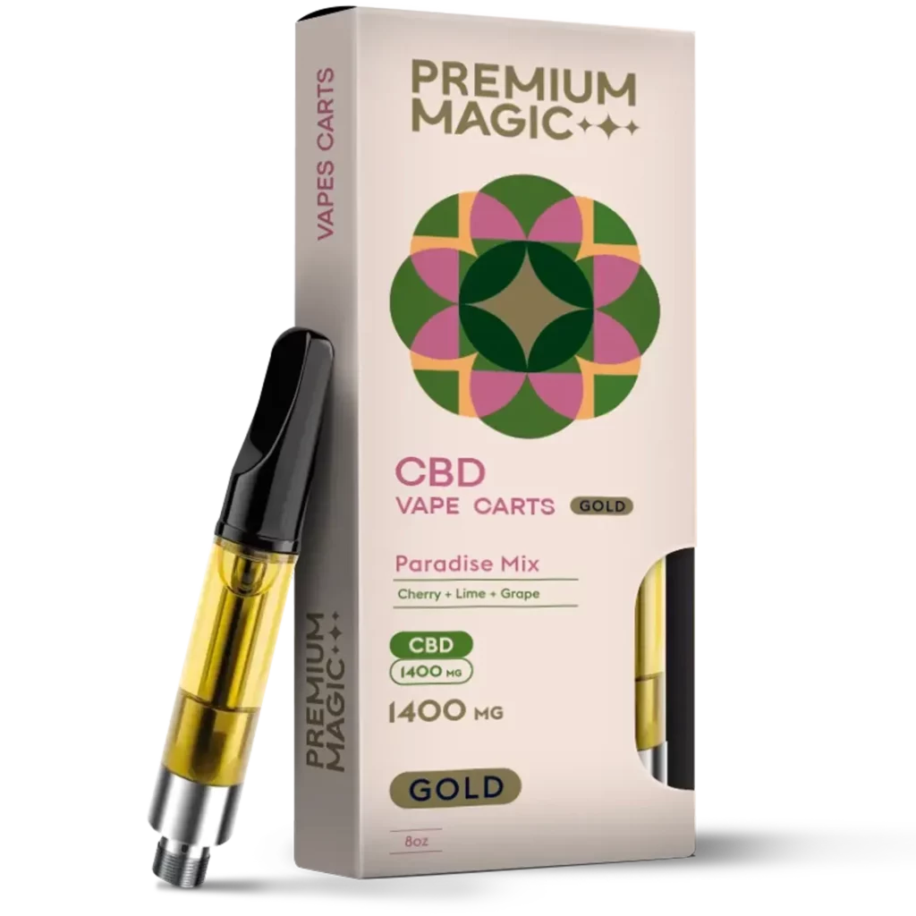 CBD Disposable Vape – Gold Paradise Mix – 1400mg