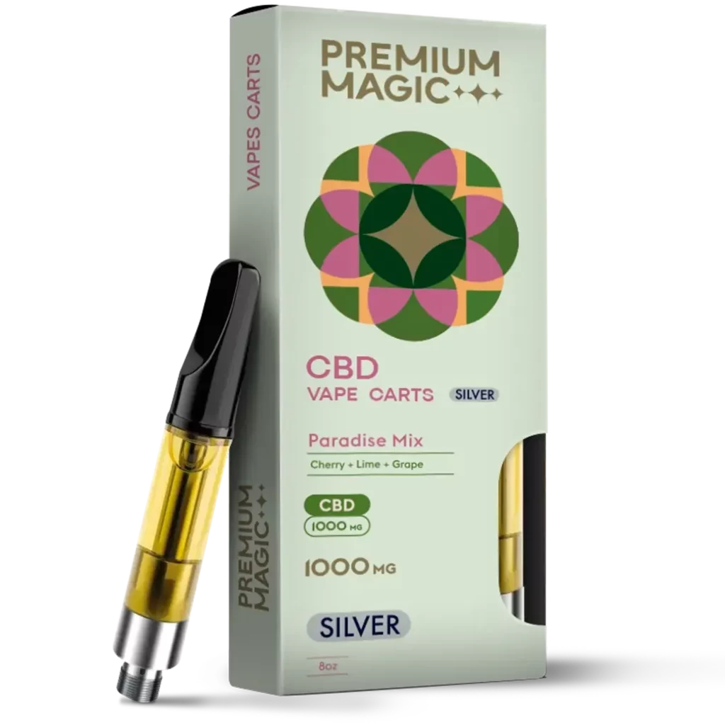 CBD Disposable Vape – Silver Paradise Mix – 1000mg