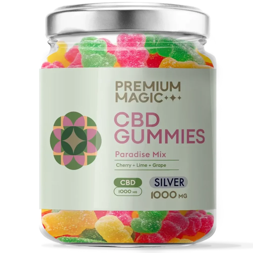 CBD Gummies – Silver Paradise Mix – 1000mg