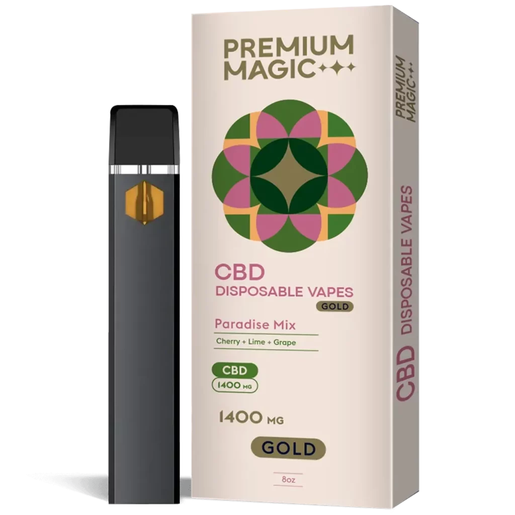 CBD Vape Cartridge – Gold Paradise Mix – 1400mg