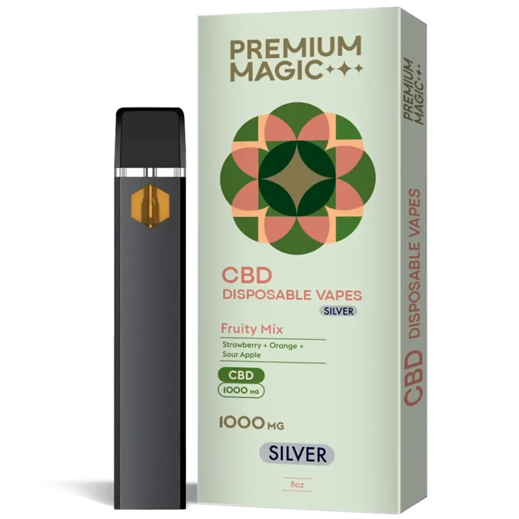 CBD Vape Cartridge – Silver Fruity Mix – 1000mg