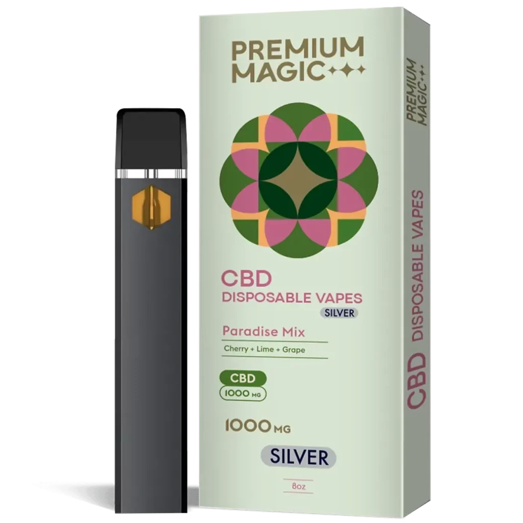 CBD Vape Cartridge – Silver Paradise Mix – 1000mg